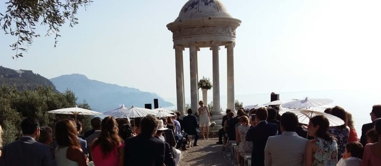 An ethereal wedding setting